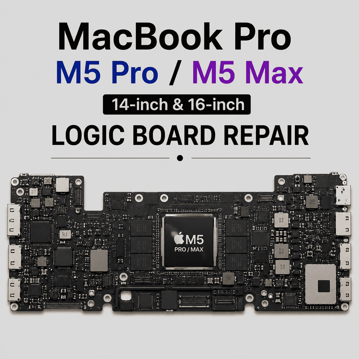MacBook Pro M5 Pro|M5 Max|14-inch|16-inch|Logic Board Repair