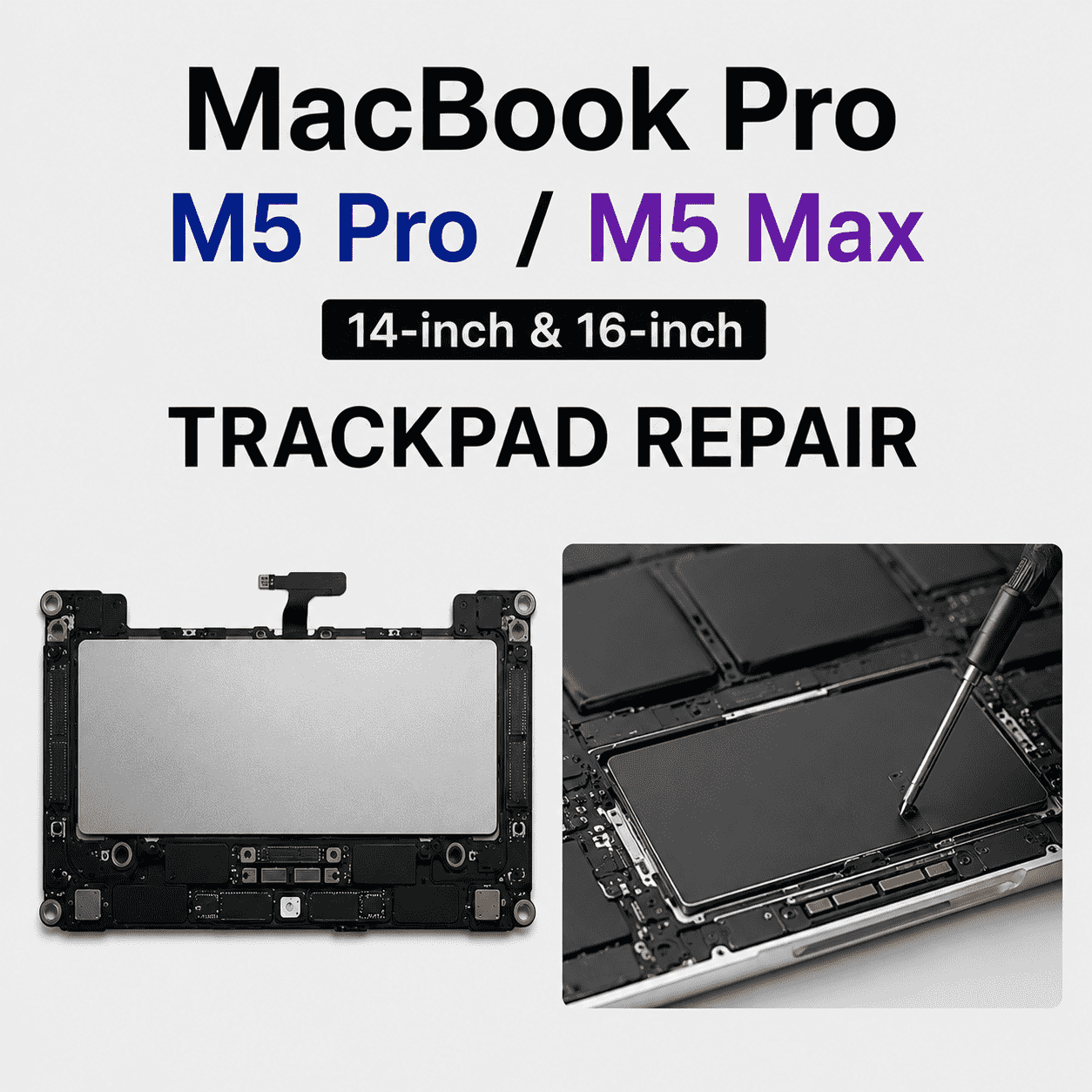 MacBook Pro M5 Pro|M5 Max|14-inch|16-inch|Trackpad Repair