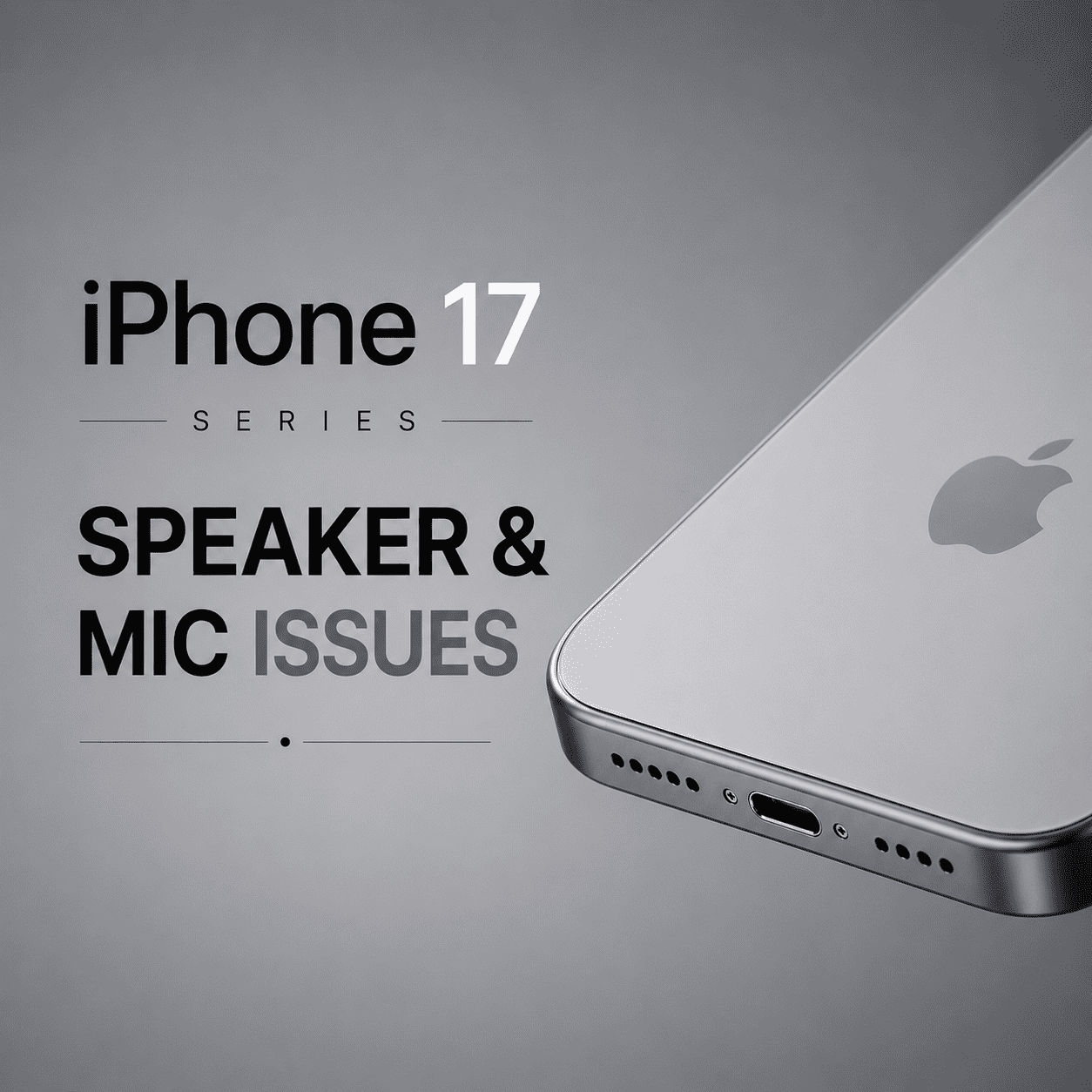 Speaker & Mic Issues